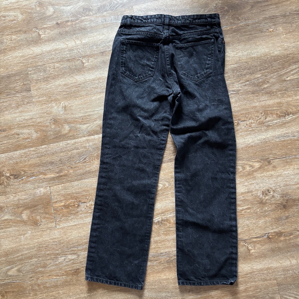Zara Black Straight Leg Jeans - Picture 2 of 5